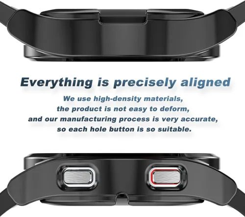 Miniatura 4 de Rc-Z para Samsung Galaxy Watch 5/Galaxy Watch 4 de 40 mm, paquete de 4 fundas de TPU suave con cubierta completa para la cara, protector de pantalla