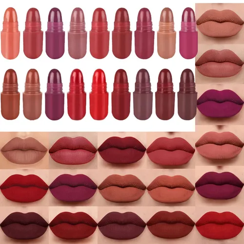 Miniatura 10 de Paquete de 3 lápices labiales de aloe vera, brillo labial mágico que cambia de color, bálsamo labial hidratante nutritivo de larga duración, juego