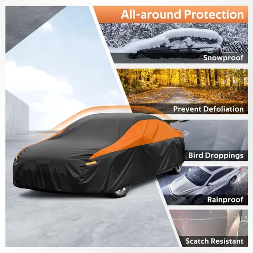 Miniatura 5 de GUNHYI - Funda para auto Chevrolet Custom Fit Chevrolet Chevy Trailblazer (2016-2019) impermeable para todo tipo de clima para automóviles, funda