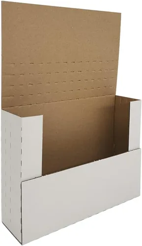 Miniatura 7 de Paquete de 200 sobres de cartón de 11 1/8 pulgadas x 8 5/8 pulgadas x 2 pulgadas, cajas de envío fáciles de plegar, tamaño carta ajustable en altura