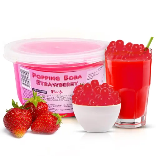 Miniatura 14 de Popping Bursting Boba Juice Ball - Blue Bubble Gum Flavor FPB026