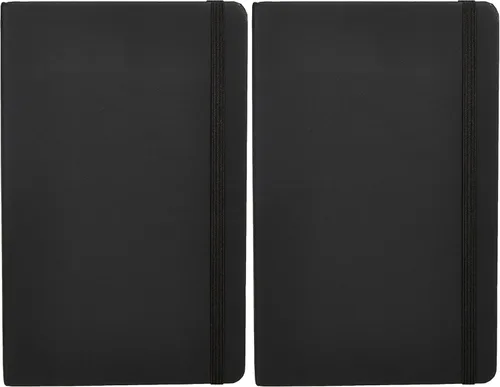 Miniatura 13 de Amazon Basics Cuaderno clásico con rayas, 240 páginas, tapa dura, 5 x 8.25 pulgadas, color negro