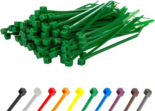 Miniatura 80 de GTSE - Paquete de 100 bridas con cremallera de 20.3 cm, color plateado/gris, 8.06 kg de resistencia, bridas de nailon grises resistentes a los rayos