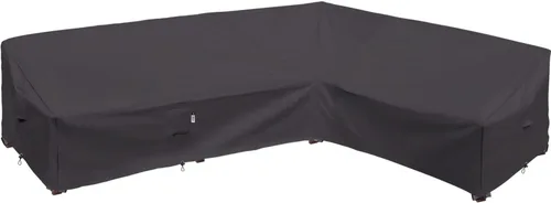 Miniatura 35 de Funda de Sofá Seccional de Servicio Pesado para Exteriores, Fundas Impermeables 600D para Sofá Seccional de Patio, Funda para Muebles de Jardín
