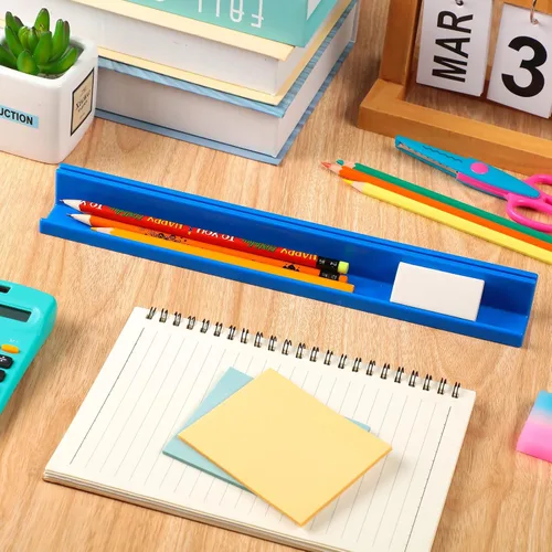 Miniatura 3 de PerKoop 5 Pcs Classroom Desk Name Plates Holder for Student Index Cards Storage Kids Desk Accessories Desktop Prop and Station Guard Panels