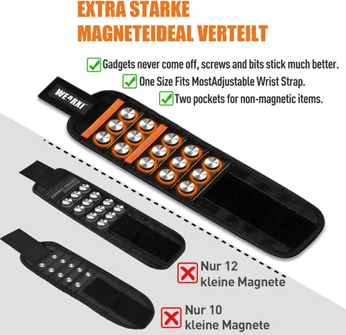 Miniatura 5 de WEARXI Regalos para el Día del Padre de parte de hija e hijo, pulsera magnética regalos para hombres, regalo de cumpleaños para él, regalo de papá