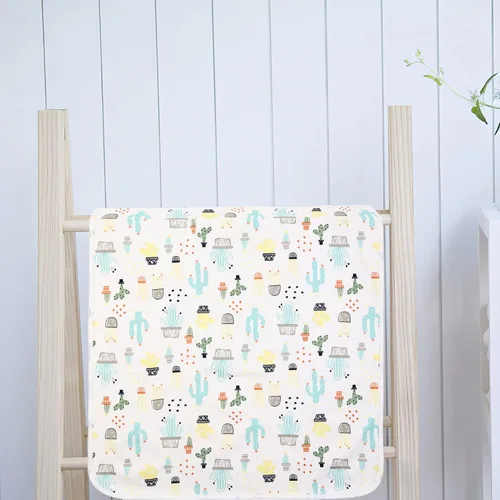 Miniatura 5 de Cambiador de pañales para bebé, impermeable, tamaño grande, 37.5 x 27.5 pulgadas, portátil, protector de colchón reutilizable y lavable para niñas
