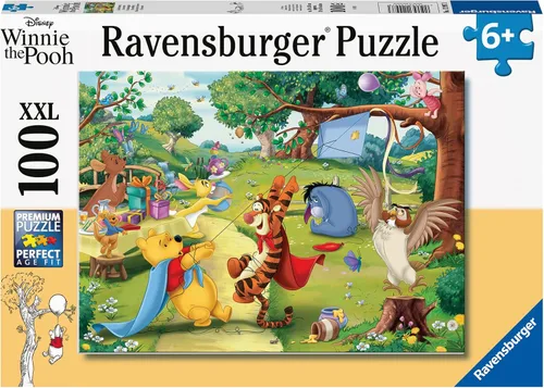 Miniatura 2 de Ravensburger Disney Pooh to The Rescue - Rompecabezas de 100 piezas XXL para niños, promueve habilidades de resolución de problemas duraderos, ideal