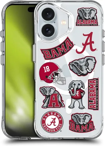 Miniatura 211 de Head Case Designs Funda de gel suave con licencia oficial de la Universidad de Alabama UA Collage compatible con Apple iPhone 13 Pro Max