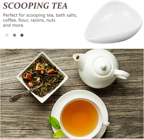 Miniatura 7 de Cuchara de té de cerámica para té, accesorios para té, cuchara cuchara para té, cuchara práctica de cucharadita de té, cuchara de cerámica