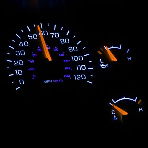 Miniatura 4 de HERCOO Bombillas LED azules para medidor de instrumentos, velocímetro, compatible con Dodge Ram 1500 2500 3500 2002-2006