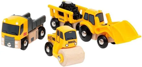 Conjunto de Tren de Juguetes de Construcción BRIO - Juego de Tren de Madera Premium | Divertido y Educativo | Acoplamientos Magnéticos Fáciles |