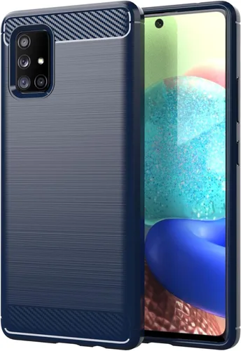 Miniatura 62 de Funda EUAGVQY para Samsung A70 Galaxy A70, Funda de Fibra de Carbono de TPU Blanda Antideslizante Duradera y Ligera, Funda Protectora para Samsung