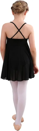 Miniatura 2 de Stelle - Vestido de bailarina para niña, con leotardo, estilo canesú, para gimnasia o ballet (para niñas pequeñas y grandes)