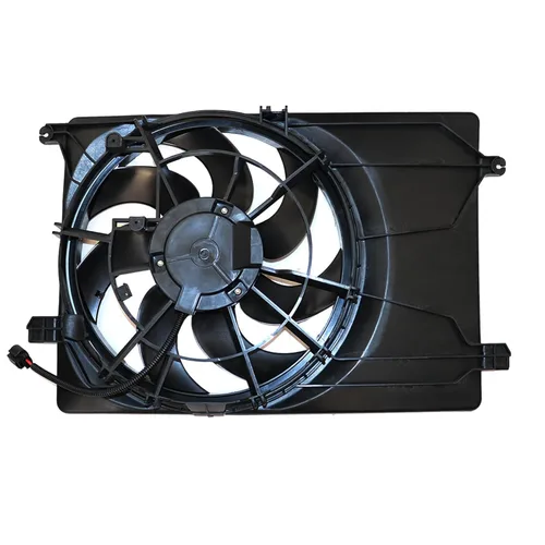 Miniatura 10 de SecosAutoparts Ventilador de refrigeración del radiador del motor compatible con Jaguar XF 2010-2015 XJ 2010-2019 XJR 2014-2017 XJR575 2018 XKR