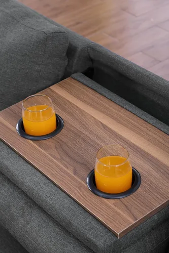 Miniatura 9 de Ball & Cast Sofá modular modular en forma de L de 98 pulgadas para sala de estar con tumbona y otomana de almacenamiento, juego de sofá modular