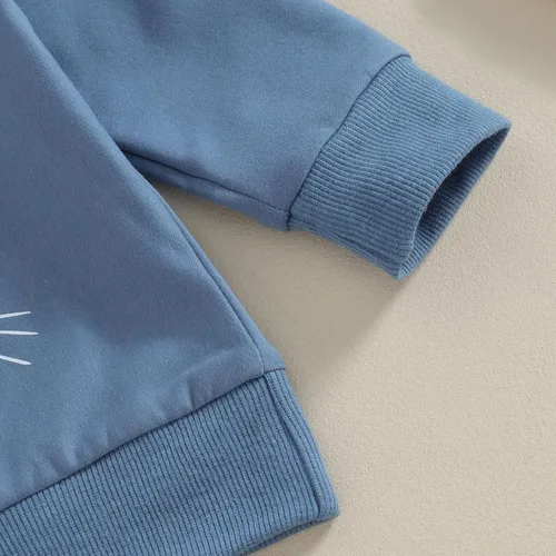 Miniatura 41 de Adobabirl Conjunto de sudadera y pantalones de Halloween para bebé, sudadera y pantalones con parche de calabaza para Halloween, otoño, ropa de bebé
