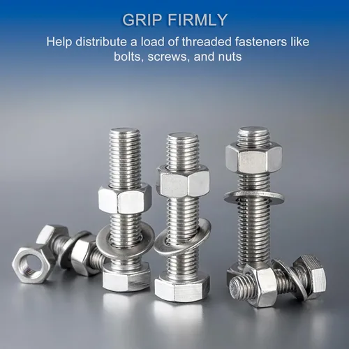 Miniatura 4 de uxcell Arandela plana redonda de acero inoxidable M3x6mmx0.0.197 in para tornillo de perno 100Pcs