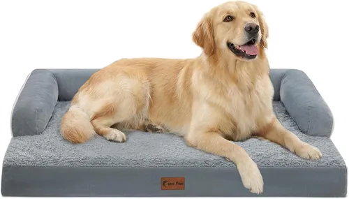 Miniatura 34 de Camas Ortopédicas para Perros de Tamaño Grande, Espuma de Celdas Impermeables tipo Huevera, Camas tipo Sofá para Perros Medianos para Jaula 35x22