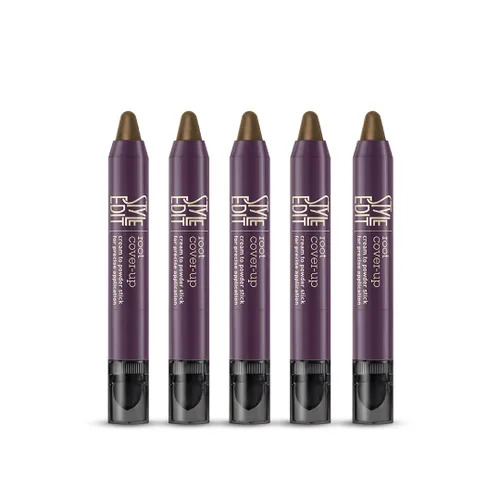Miniatura 23 de Style Edit Barra de Retoque de Raíz para Cobertura de Cabello Gris y Marrón Oscuro, Color Temporal de Cabello, Bolígrafo de Esponja de Sombreado