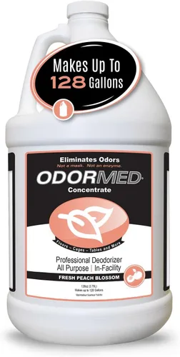 Odorcide Odormed Concentrado eliminador de olores – Eliminador de olores de mascotas para olores fuertes en suelos, paredes, jaulas y más – Multiuso