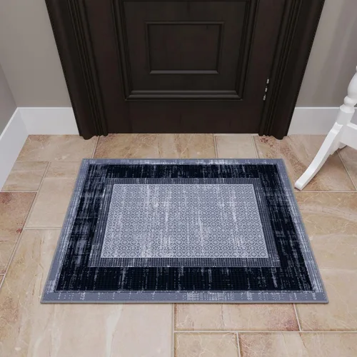 Miniatura 36 de Ottomanson Alfombra de pasillo de 1 pies 10 pulgadas x 6 pies, alfombra de cocina con parte trasera de goma antideslizante para área del fregadero