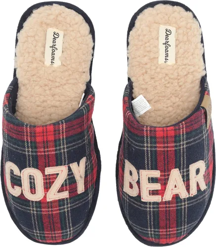 Miniatura 6 de Dearfoams Pantuflas unisex para adultos de la colección familiar de oso