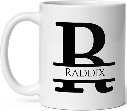 Miniatura 32 de Taza de café personalizada con monograma, letra inicial A personalizada para mujeres, hombres, niñas, niños, papás, mamás amigos, taza de café