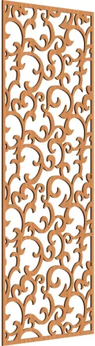 Miniatura 193 de Wheatland Paneles de pared decorativos de madera con calado, 9 3/8 pulgadas de ancho x 24 3/8 pulgadas de alto x 1/4 de alto, nogal