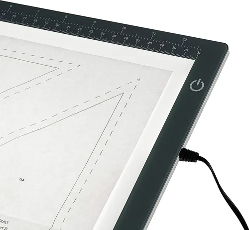 Miniatura 2 de Almohadilla de luz LED A4 ultrafina para trazado y dibujo, brillo regulable con función de memoria, ideal para artistas, diseñadores y artesanos