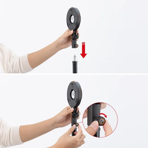 Miniatura 2 de ZHIYUN Adaptador de montaje Bowens A con soporte ZY para luz G60