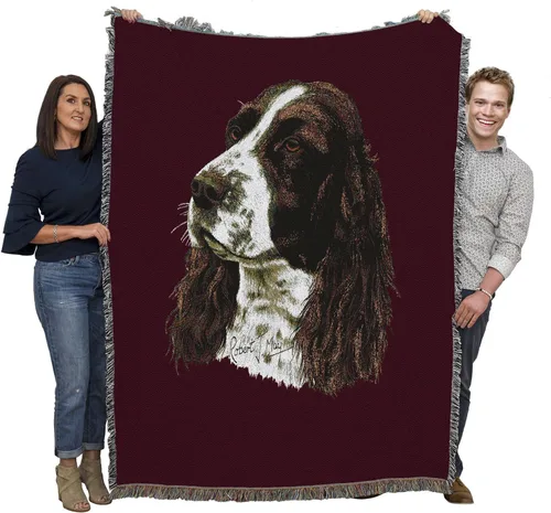 Miniatura 23 de Pure Country Weavers Manta con diseño de Springer Spaniel inglés "I Love My English Springer Spaniel", regalo para los amantes de los perros, manta