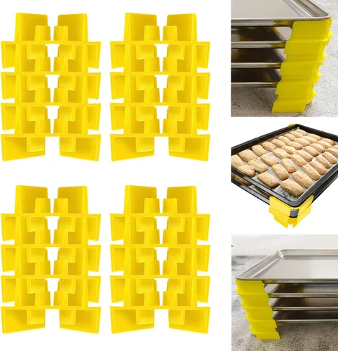Miniatura 9 de 16 bandejas apiladoras de bandejas para secadora de congelación derecha de cosecha, accesorios de secadora compatibles con bandejas Harvest Right