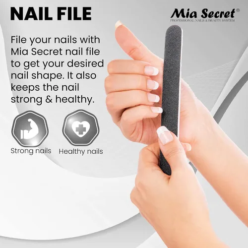 Miniatura 5 de Kit acrílico de uñas Mia Secret: 1/2 oz monómero líquido, 1/2 oz acrílico transparente en polvo, pegamento de uñas secado rápido, 1/2 oz esmalte