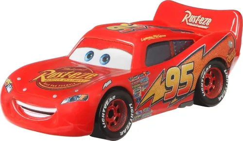 Miniatura 3 de Mattel Disney y Pixar Cars - Vehículos fundidos a presión a escala 1:55, autos de juguete coleccionables, Lightning McQueen