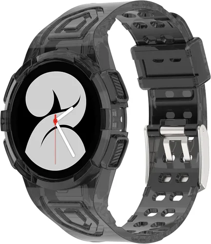 Miniatura 3 de MOTONG Correa de repuesto compatible con Samsung Galaxy Watch5 de 1.575 pulgadas, correa de repuesto de silicona transparente compatible con Samsung