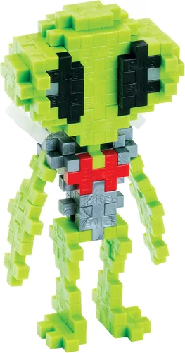 Miniatura 3 de PLUS PLUS Alien - Rompecabezas 3D de figuras de fantasía de bloques de construcción, mini piezas entrelazadas, juguetes divertidos para niños