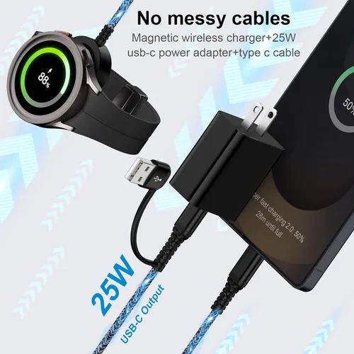 Miniatura 5 de Cargador rápido USB C, 25 W PD tipo C bloque de carga súper rápida para Samsung Galaxy A56 5G A36 A26 A06 S25 Ultra S24 FE S23 S22 S21 A16 A15 A14