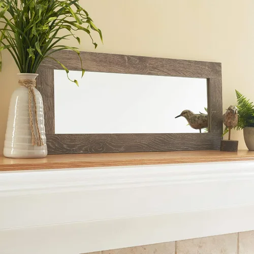 Miniatura 5 de Household Essentials 8078-1 Espejo de pared rectangular Ashwood