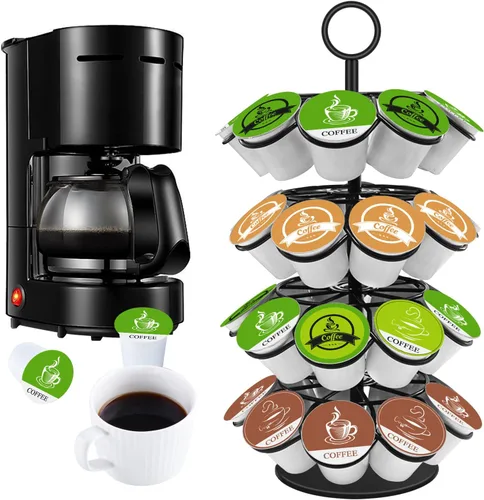 Miniatura 7 de KIMIUP Organizador de cápsulas de café, compatible con K-Cups (36 cápsulas), organizador de cápsulas de café desmontable para encimera de cocina