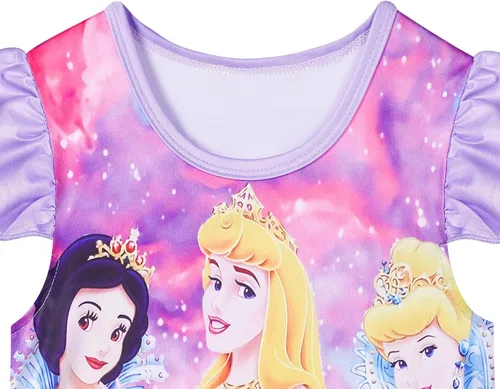 Miniatura 4 de MACCHO Girls Princess Fantasy Dress Toddler Flutter Sleeve Casual Clothes Daily Home Wear