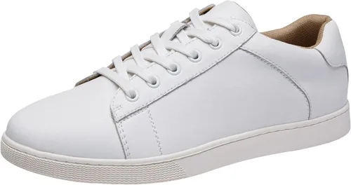 Jousen Zapatos casuales para hombre, zapatillas de vestir de cuero, zapatos casuales de negocios para hombres, zapatillas de moda transpirables