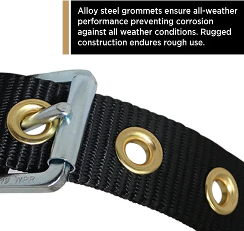Miniatura 5 de AFP Tongue Buckle Body Harness, Heavy-Duty Tool Safety Belt, Construction Fall-Protection (OSHA/ANSI)