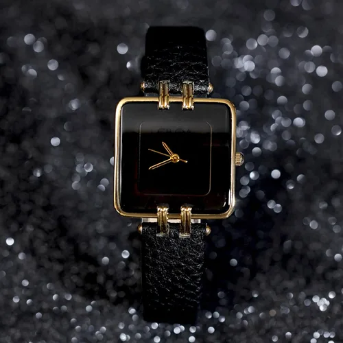 Miniatura 6 de Reloj con correa de cuero para mujer, elegante, elegante, clásico, casual, a la moda, cuadrado, reloj de regalo para ella