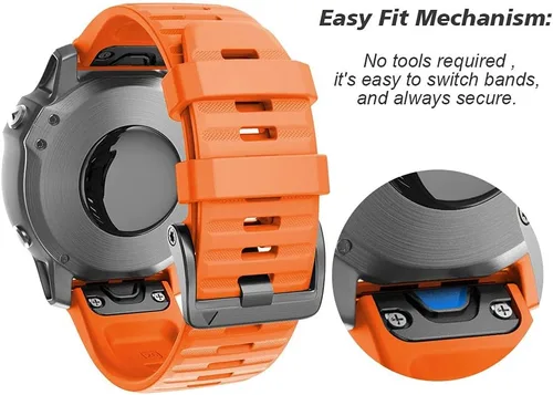 Miniatura 4 de NotoCity Compatible con Fenix 6X Watch Band para Fenix 6X Pro/Fenix 5X/Fenix 5X Plus/Fenix 7X/Fenix 3/HR/Tactix/Descent MK1/D2 Delta PX/D2 Charlie
