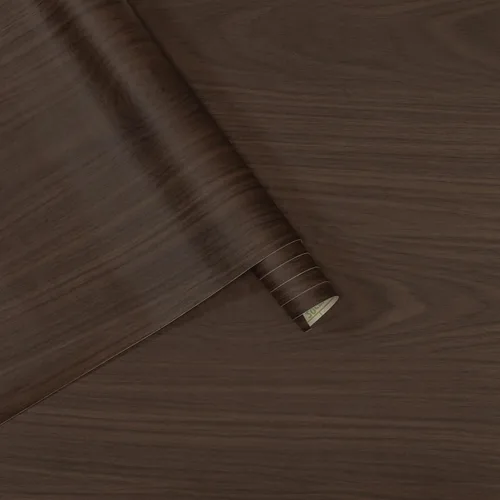 Miniatura 6 de BAYYA Papel de Grano de Madera de Nogal Marrón Oscuro Impermeable para Despegar y Pegar Papel Tapiz Adhesivo Decorativo para Muebles de Nogal Negro