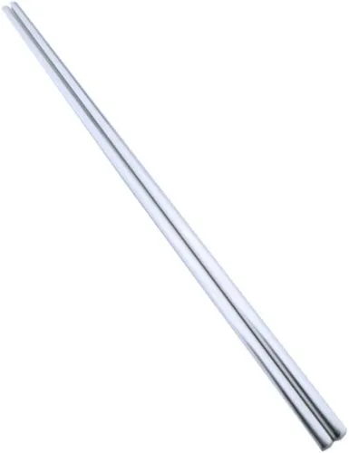 Miniatura 6 de Utensilios reutilizables plateados con estuche, saludables y ecológicos, juego de vajilla portátil de acero inoxidable de 8 piezas, juego de vajilla