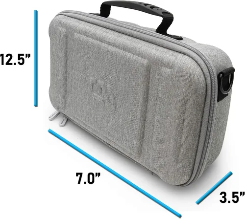 Miniatura 2 de CASEMATIX Estuche para cortapelos con capacidad para tres cortadoras eléctricas, timbres de pelo, recortadoras, rematadores en T, estuche de viaje