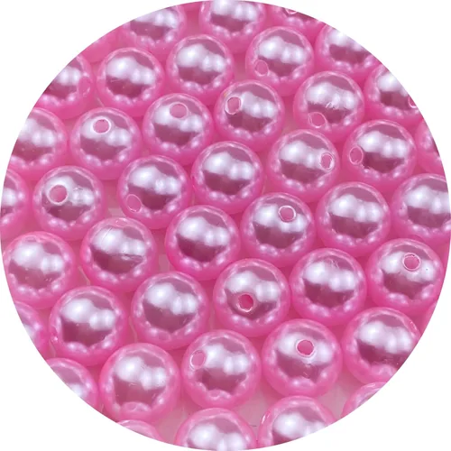 Miniatura 44 de Pinhoollgo 800pcs Pearl Beads 6mm Round Pearl Beads with Hole for DIY Bracelet Necklace Jewelry Making Supplies Handmade Craft(White)