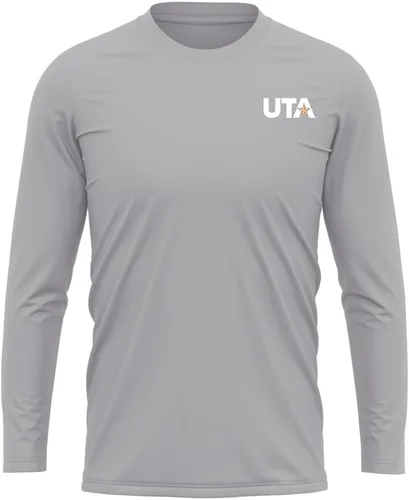 Miniatura 79 de Camisa deportiva de manga larga oficial de la NCAA Collegiate para hombre, con logotipo en el pecho izquierdo, colección Athletic Heather